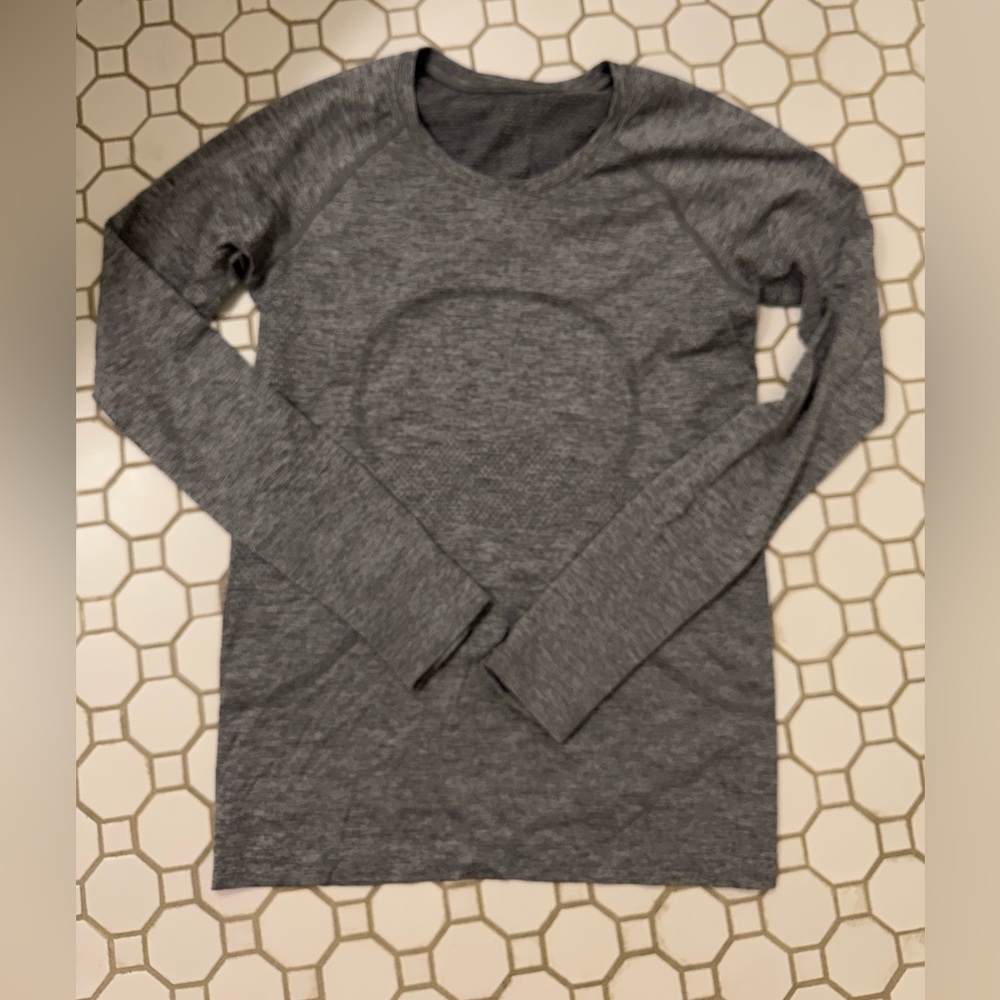 Lululemon Swiftly Tech Red Long Sleeve Top